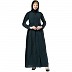 Wholesale abayas/burqas - Front open abaya with pintuck